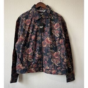 Fresh Prints of Bel-Air Jacket Men's M Funky Streetwear Skater Harrington Drill